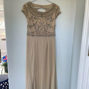 Adrianna papell beaded bodice dress